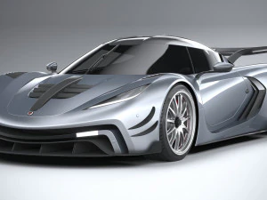 Generic Hypercar 2022 3D Model
