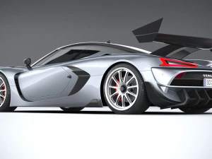 Generic Hypercar 2022 3D Model
