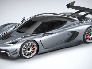 Generic Hypercar 2022 Model 3D