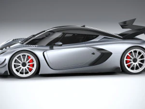 Generic Hypercar 2022 3D Model