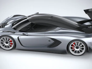Generic Hypercar 2022 3D Model