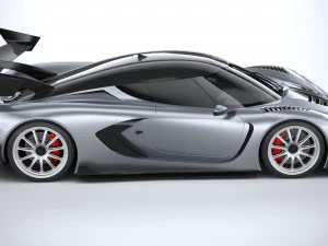 Generic Hypercar 2022 3D Model