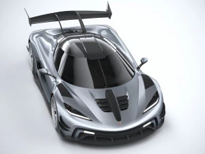 Generic Hypercar 2022 3D Model