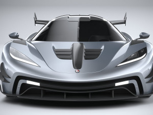 Generic Hypercar 2022 Model 3D