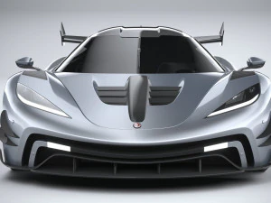 Generic Hypercar 2022 3D Model