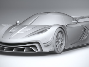 Generic Hypercar 2022 Model 3D