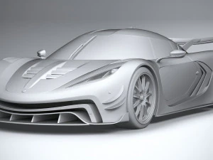 Generic Hypercar 2022 3D Model