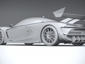 Generic Hypercar 2022 Model 3D