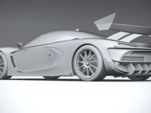 Generic Hypercar 2022 3D Model