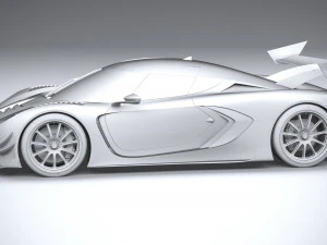 Generic Hypercar 2022 3D Model