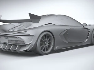 Generic Hypercar 2022 3D Model