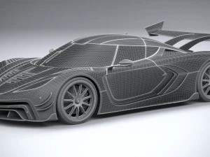 Generic Hypercar 2022 3D Model