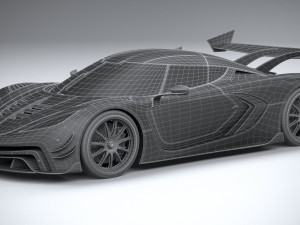 Generic Hypercar 2022 Model 3D