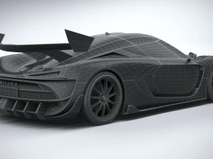Generic Hypercar 2022 3D Model