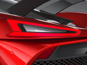 Generic Hypercar 2022 lowpoly Modèle 3D