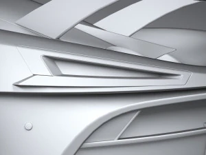 Generic Hypercar 2022 lowpoly 3D Model