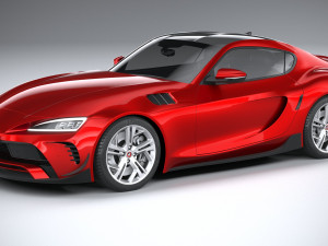 generic sport car 2022 3D Model