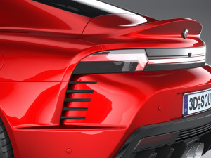 Generic Sport Car 2022 3D Модель