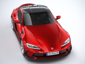 Generic Sport Car 2022 3D Модель