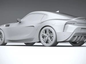 Generic Sport Car 2022 3D Model