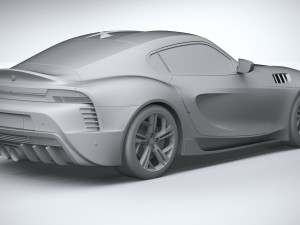 Generic Sport Car 2022 3D Модель