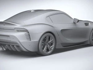 Generic Sport Car 2022 3D Model