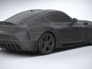 Generic Sport Car 2022 3D Model