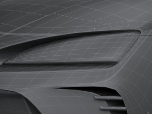 Generic Sport Car 2022 Lowpoly Modello 3D