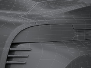 Generic Sport Car 2022 Lowpoly Modello 3D
