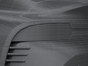 Generic Sport Car 2022 Lowpoly 3D Model