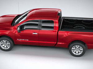Nissan Titan Kingcab 2021 Model 3D