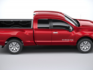 Nissan Titan Kingcab 2021 Model 3D