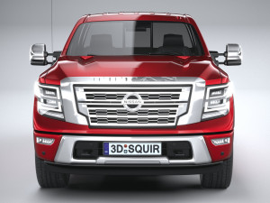 Nissan Titan Kingcab 2021 Model 3D
