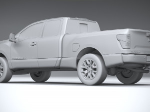 Nissan Titan Kingcab 2021 Model 3D