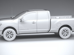 Nissan Titan Kingcab 2021 Model 3D