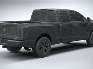 Nissan Titan Kingcab 2021 Model 3D