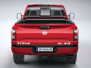 Nissan Titan Singlecab 2021 3D Model