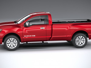Nissan Titan Singlecab 2021 3D Model