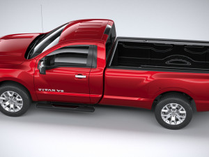 Nissan Titan Singlecab 2021 3D Model