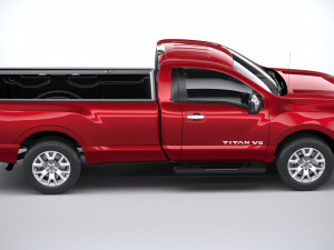 Nissan Titan Singlecab 2021 3D Model