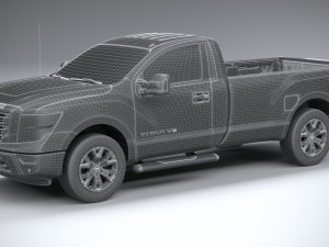 Nissan Titan Singlecab 2021 3D Model