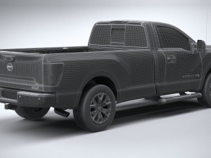 Nissan Titan Singlecab 2021 3D Model