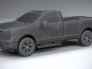Nissan Titan Singlecab 2021 3D Model