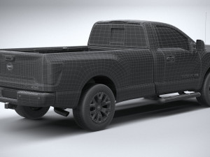 Nissan Titan Singlecab 2021 3D Model