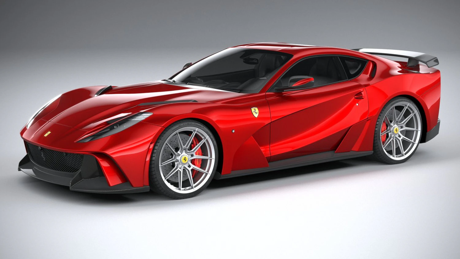 Novitec Ferrari 812 N-Largo 2021 3D Model .c4d .max .obj .3ds .fbx .stl .blend