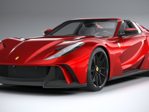 Novitec Ferrari 812 N-Largo Convertible 2021 Modello 3D