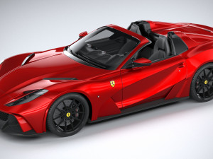 Novitec Ferrari 812 N-Largo Convertible 2021 Modello 3D