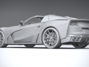Novitec Ferrari 812 N-Largo Convertible 2021 Modello 3D