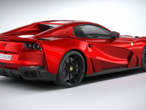 Novitec Ferrari 812 N-Largo Convertible 2021 Modello 3D