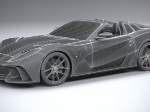 Novitec Ferrari 812 N-Largo Convertible 2021 Modello 3D